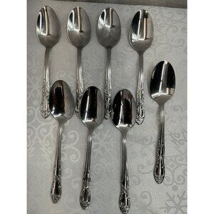 Oneida Venus Stainless Tablespoon‎ Soup Spoon Set Of 9